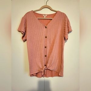 Short Sleeve Sweater Top